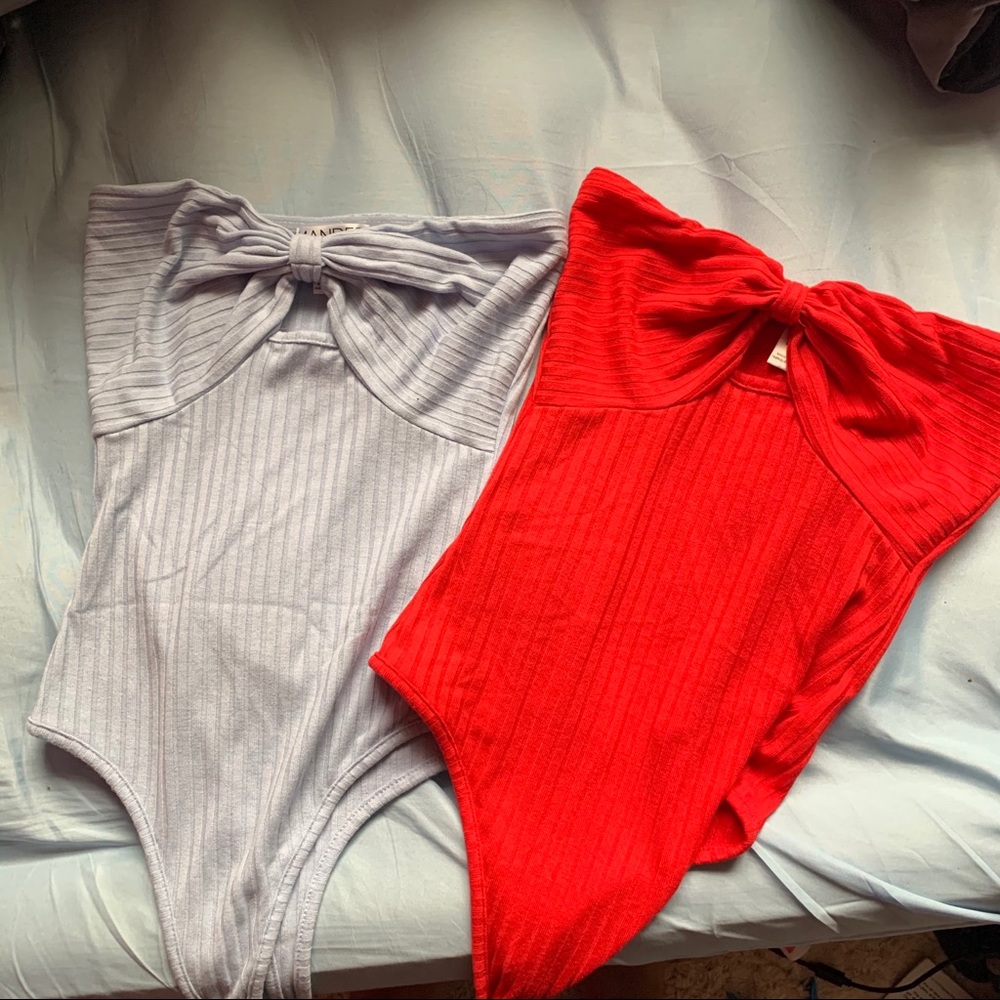 Pretty strapless bodysuits